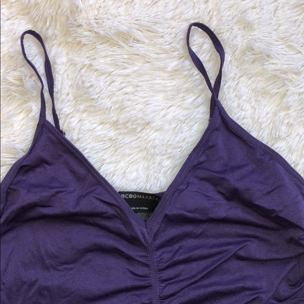 BCBGMaxAzria Rouched Tank adjustable straps - Picture 2 of 4